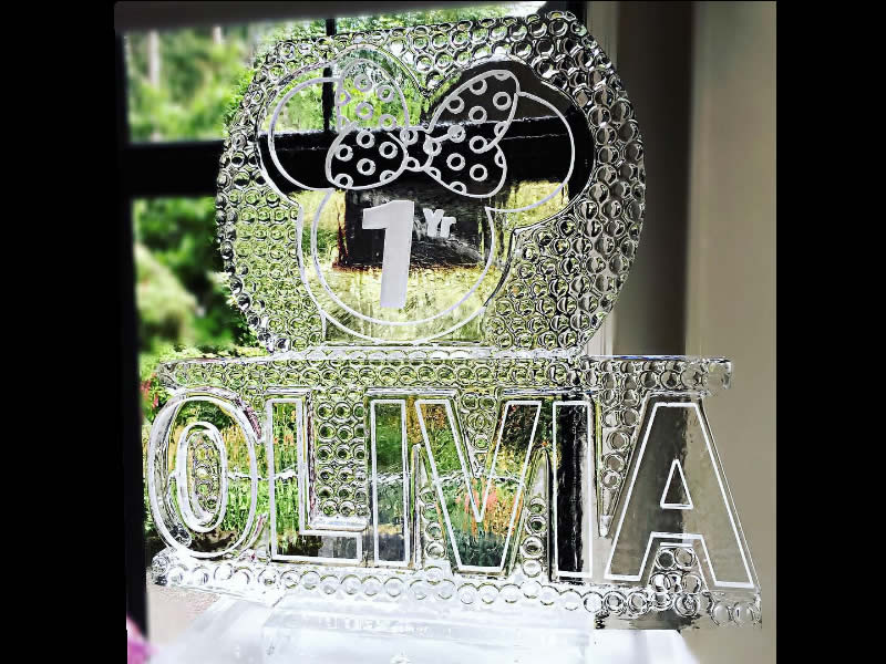 esculturas de hielo para cumpleaños