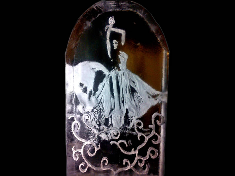 Esculturas de hielo para quince años | bailarina en hielo