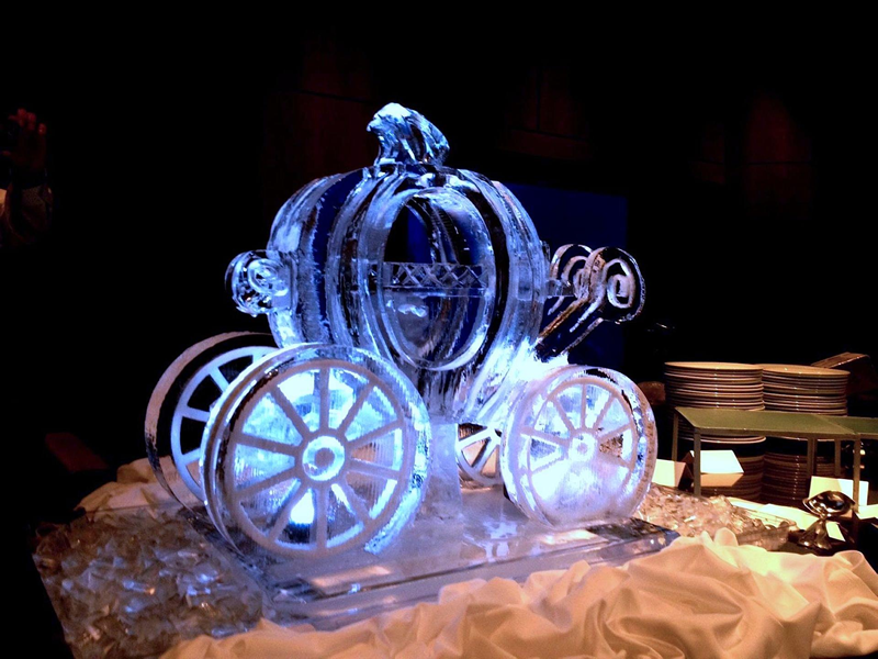 Escultura de Hielo Carrosa XV Años - Naulcalpan