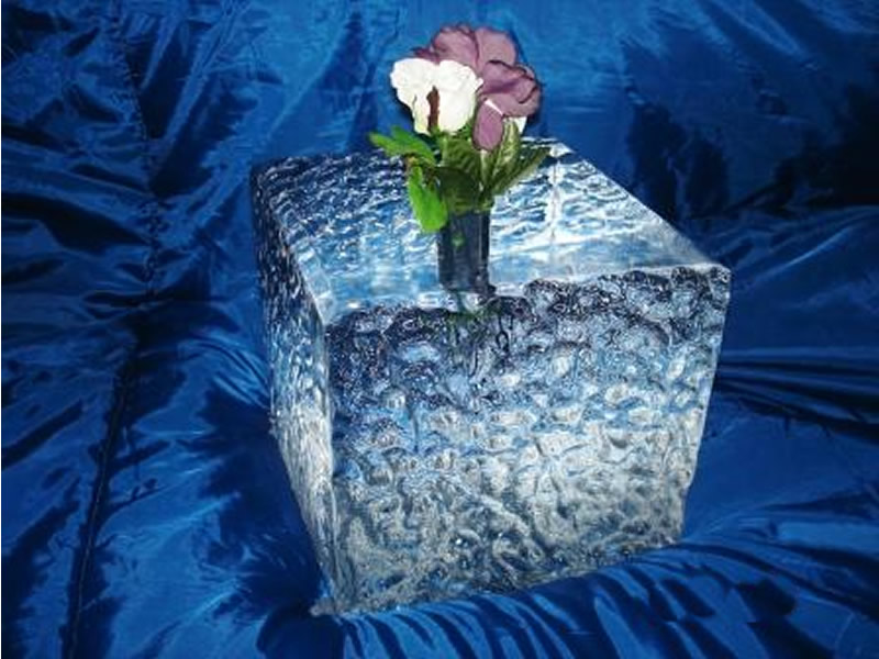 Centros de mesa de hielo para quince años