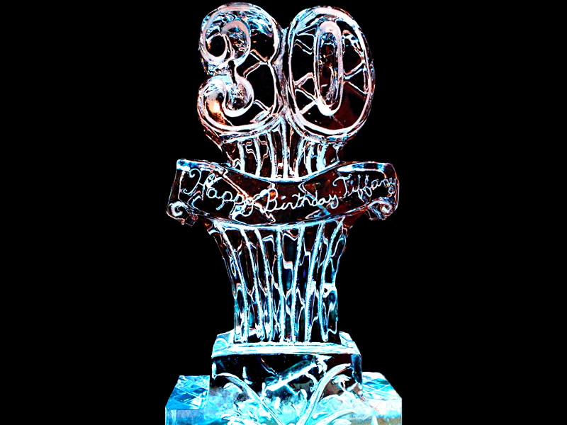 escultura de hielo para cumpleanos polanco