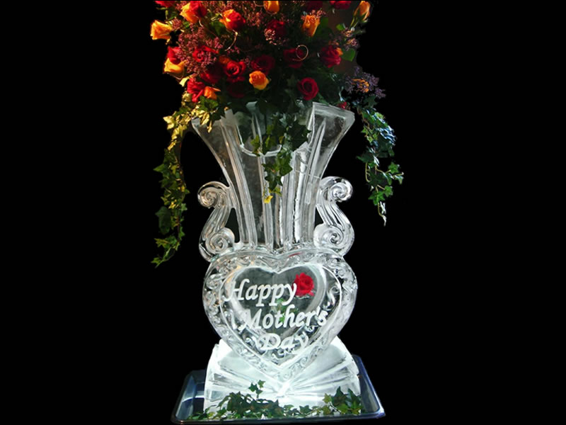 Figura de hielo para dia de las madres