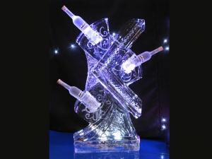 botellas de hielo para bodas